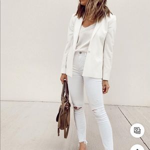 Express oversized double breasted blazer